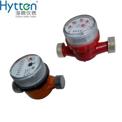 Einzelstrahl-Flügelrad-Trocken--Zähler für Kalt- oder Warmwasser
